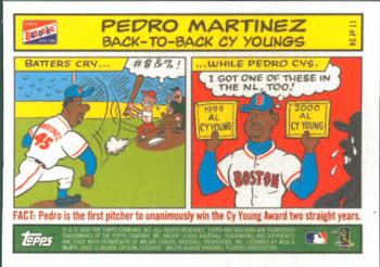 2003 Bazooka - Comics #17 Pedro Martinez Front