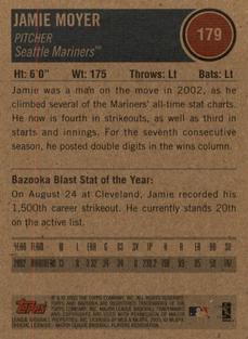 2003 Bazooka - Minis #179 Jamie Moyer Back