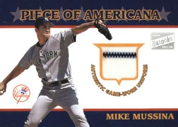 2003 Bazooka - Piece of Americana Relics #PA-MM Mike Mussina Front
