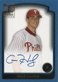 2003 Bowman - Signs of the Future #SOF-CH Cole Hamels Front