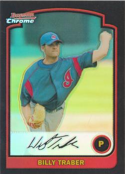 2003 Bowman Draft Picks & Prospects - Chrome Refractors #BDP14 Billy Traber Front
