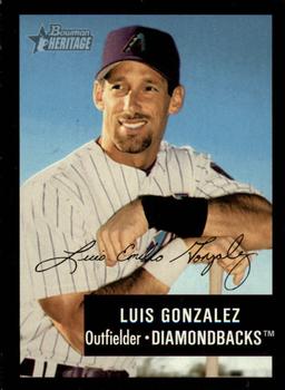 2003 Bowman Heritage - Facsimile Signature #6 Luis Gonzalez Front