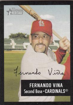 2003 Bowman Heritage - Facsimile Signature #26 Fernando Vina Front