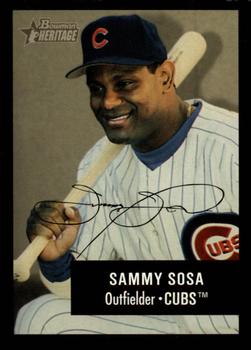 2003 Bowman Heritage - Facsimile Signature #45 Sammy Sosa Front