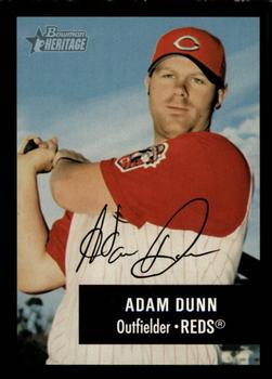 2003 Bowman Heritage - Facsimile Signature #62 Adam Dunn Front