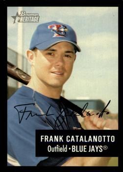 2003 Bowman Heritage - Facsimile Signature #78 Frank Catalanotto Front