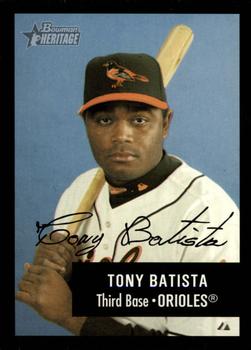 2003 Bowman Heritage - Facsimile Signature #97 Tony Batista Front