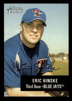 2003 Bowman Heritage - Facsimile Signature #99 Eric Hinske Front