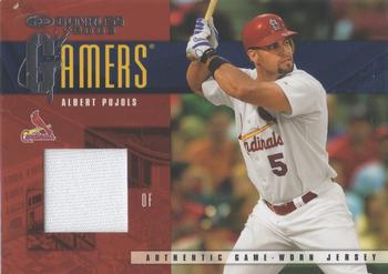 2003 Donruss/Leaf/Playoff (DLP) Rookies & Traded - Gamers #G-8 Albert Pujols Front