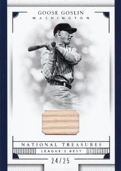 2016 Panini National Treasures - League's Best #LL-GG Goose Goslin Front