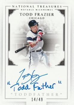 2016 Panini National Treasures - Notable Nicknames #NN-TF Todd Frazier Front