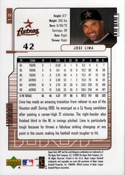 2000 Upper Deck MVP #12 Jose Lima Back