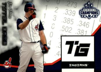 2003 Donruss Champions - Total Game #TG-6 Jim Thome Front