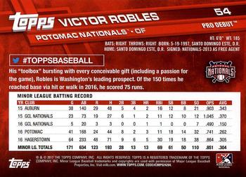 2017 Topps Pro Debut #54 Victor Robles Back