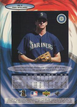 1998 Upper Deck Pepsi Seattle Mariners #PM15 Paul Spoljaric Back