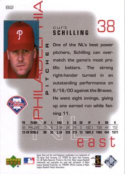 2000 Upper Deck Pros & Prospects #82 Curt Schilling Back
