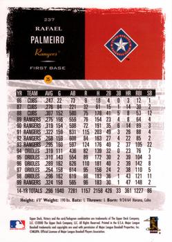 2000 Upper Deck Victory #237 Rafael Palmeiro Back