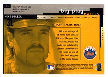 2000 Upper Deck Victory #384 Mike Piazza Back