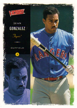 2000 Upper Deck Victory #290 Juan Gonzalez Front