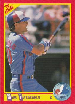1990 Score #361 Mike Fitzgerald Front