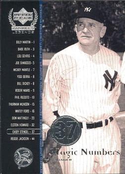 2000 Upper Deck Yankees Legends #64 Casey Stengel Front