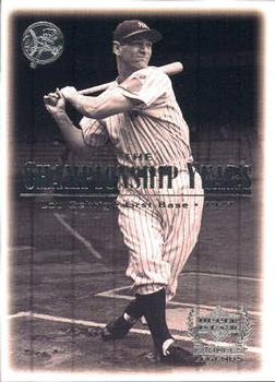 2000 Upper Deck Yankees Legends #67 Lou Gehrig Front