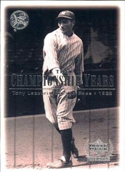2000 Upper Deck Yankees Legends #68 Tony Lazzeri Front