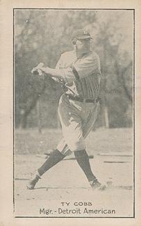 1921-23 National Caramel (E220) #NNO Ty Cobb Front