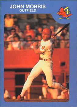 1985 Riley's Sports Gallery Louisville Redbirds #23 John Morris Front