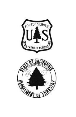 1984 California Angels Smokey SGA #NNO Forestry Department Logo Card Front