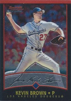 2001 Bowman Chrome #35 Kevin Brown Front
