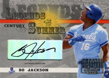 2003 Donruss Signature - Legends of Summer Autographs Century #LS-6 Bo Jackson Front