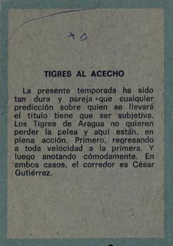 1970 Ovenca Venezuelan #26 Aragua Action Back