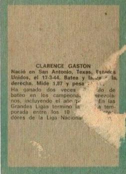 1970 Ovenca Venezuelan #118 Clarence Gaston Back