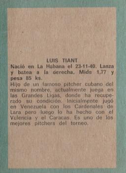 1970 Ovenca Venezuelan #150 Luis Tiant Back
