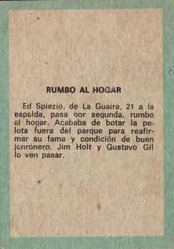 1970 Ovenca Venezuelan #242 Ed Spiezio Back