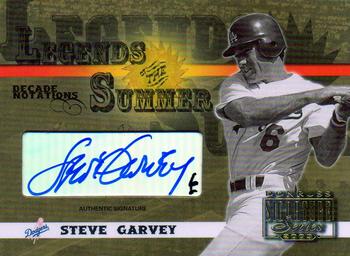 2003 Donruss Signature - Legends of Summer Autographs Notations Decade #LS-38 Steve Garvey Front