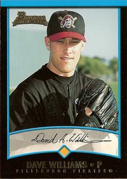 2001 Bowman Draft Picks & Prospects #BDP34 Dave Williams Front