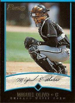 2001 Bowman Draft Picks & Prospects #BDP65 Miguel Olivo Front