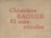 1930 Baguer Chocolate #NNO Charlie Root Back