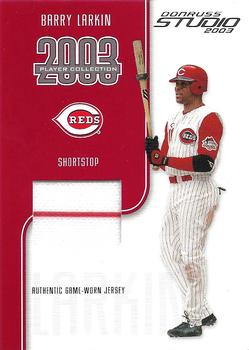 2003 Donruss Studio - Player Collection Red #NNO Barry Larkin Front