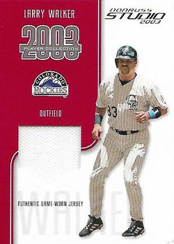 2003 Donruss Studio - Player Collection Red #NNO Larry Walker Front