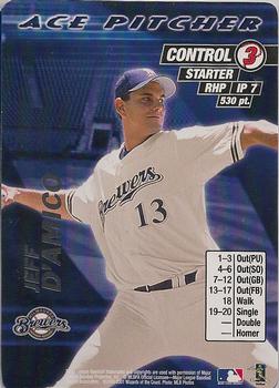 2001 MLB Showdown Unlimited - Ace Pitcher #NNO Jeff D'Amico Front