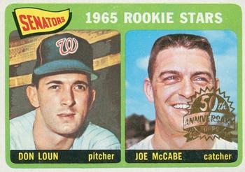 2014 Topps Heritage - 50th Anniversary Buybacks #181 Senators 1965 Rookie Stars (Don Loun / Joe McCabe) Front