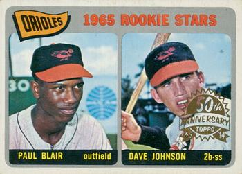 2014 Topps Heritage - 50th Anniversary Buybacks #473 Orioles 1965 Rookie Stars-Blair / Johnson Front