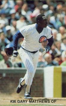 1984 7-Up Chicago Cubs #NNO Gary Matthews Front
