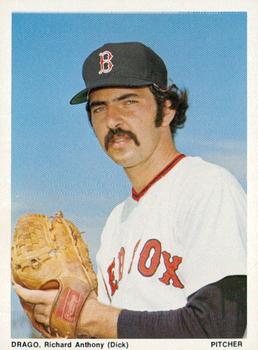 1974 Boston Red Sox Yearbook Cards #NNO Dick Drago Front