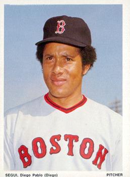 1974 Boston Red Sox Yearbook Cards #NNO Diego Segui Front