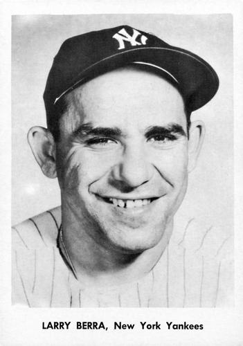 1958 Jay Publishing New York Yankees Set B #NNO Larry Berra Front