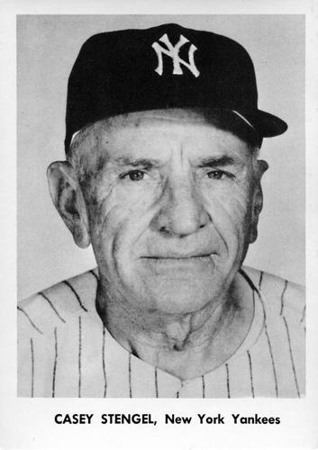 1958 Jay Publishing New York Yankees Set B #NNO Casey Stengel Front